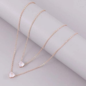 Dainty Heart Charm Necklace