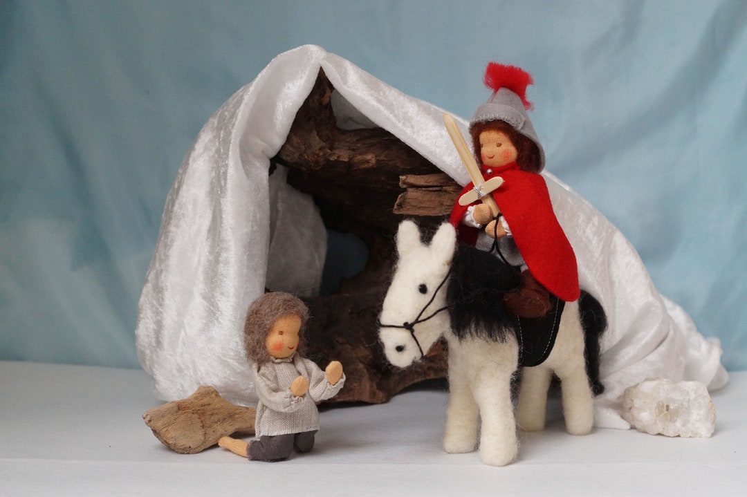 Sankt Martin Set 5teilig, St Martin, Waldorf Jahreszeitentisch Herbst