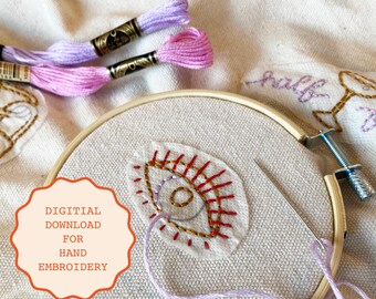Manifest Dreams Embroidery Designs: Stick und Stitch PDF Pattern (Digitaler Download)
