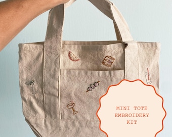 DIY besticktes Taschenset | Tasche für Anfänger