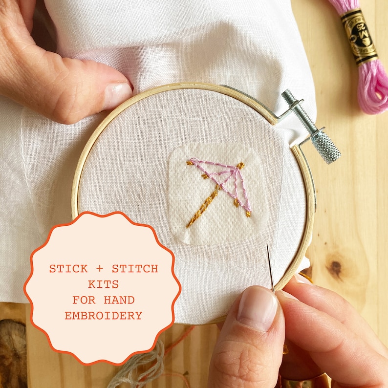 cocktail stick and stitch