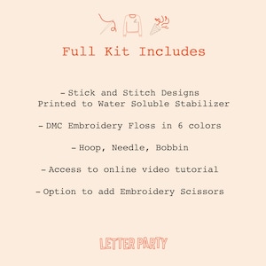 embroidery kit contents