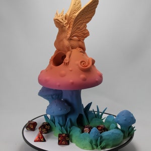 Fates End - Fey Dragon Dice Tower | Table Top Terrain | Fey Moon