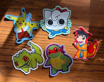 Pokemon Fan Art Sticker and Magnet Pack