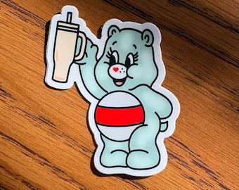 Diet Coke Bear Sticker