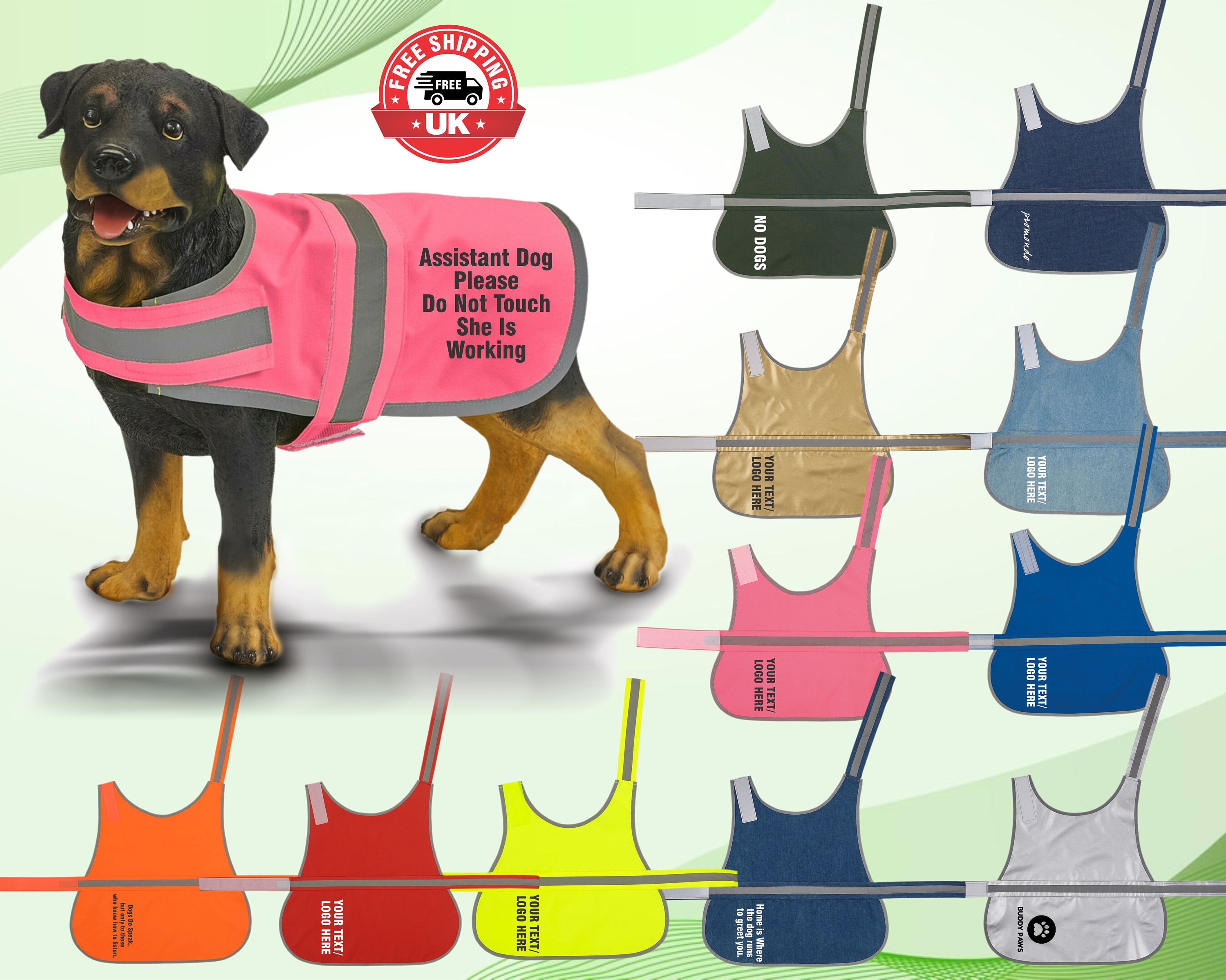 Dog Security Vest Costume