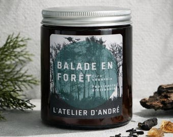 Forest Walk - Handcrafted scented candle made with natural soy wax