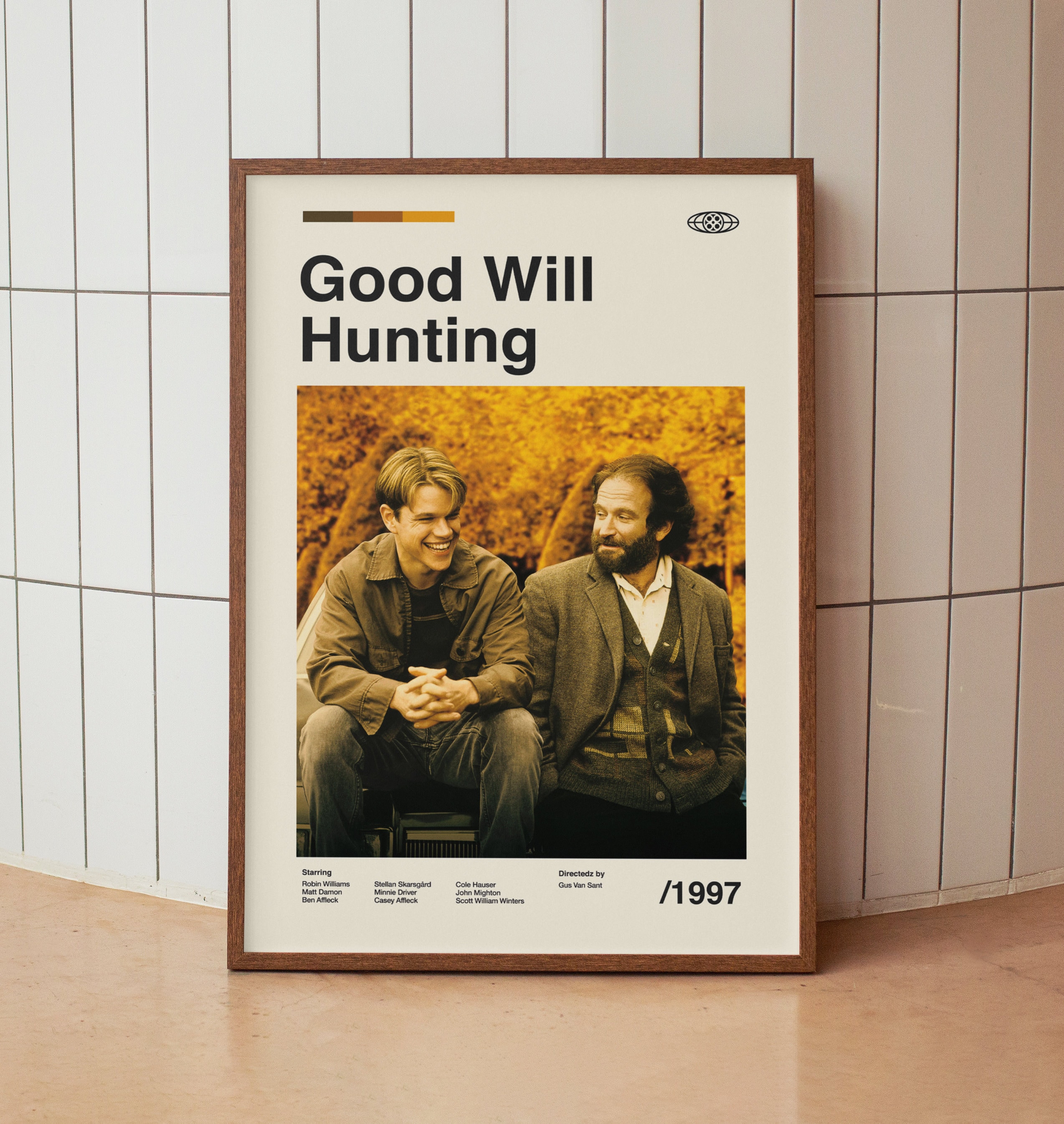 Good Will Hunting Wall Art Print - Robin Williams Matt Damon Movie