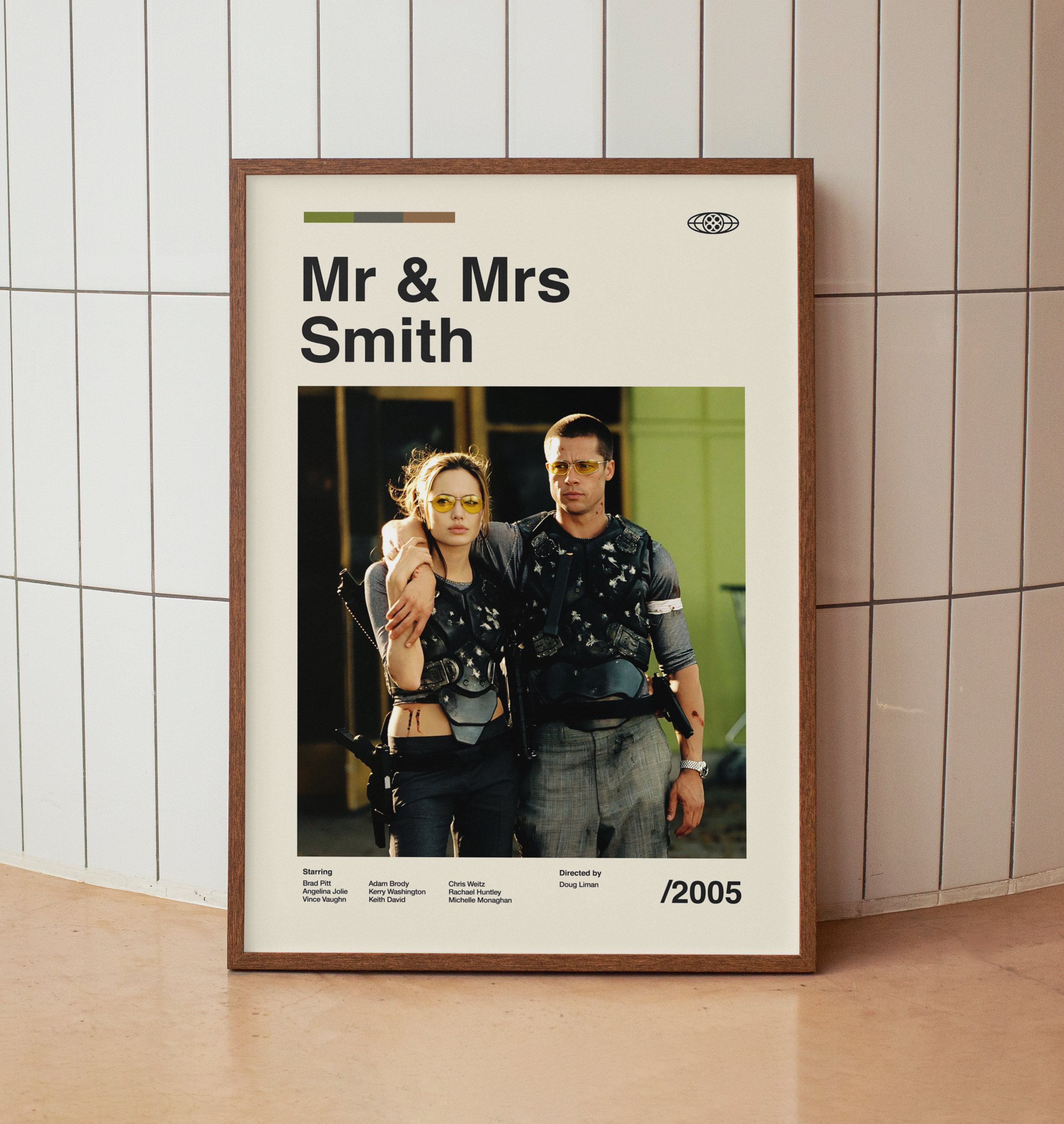 Mr and mrs smith poster - Etsy 日本