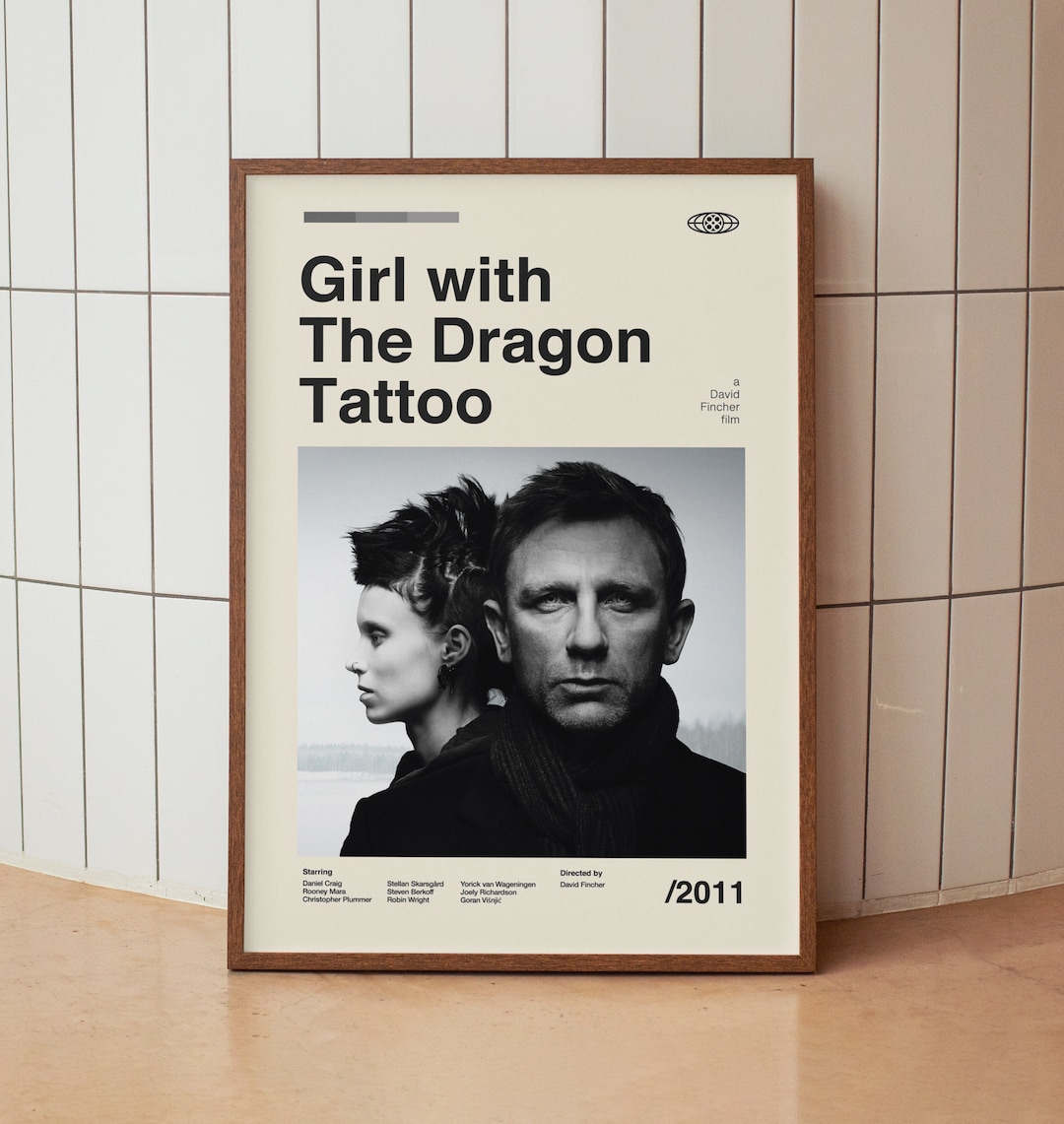 ドラゴン・タトゥーの女 映画ポスター - ダニエル・クレイグ