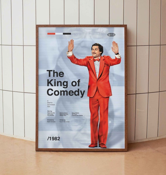 キング・オブ・コメディ The King of Comedy ポスター B2 キング・オブ・コメディ ウォールアートプリント - ロバート・デ
