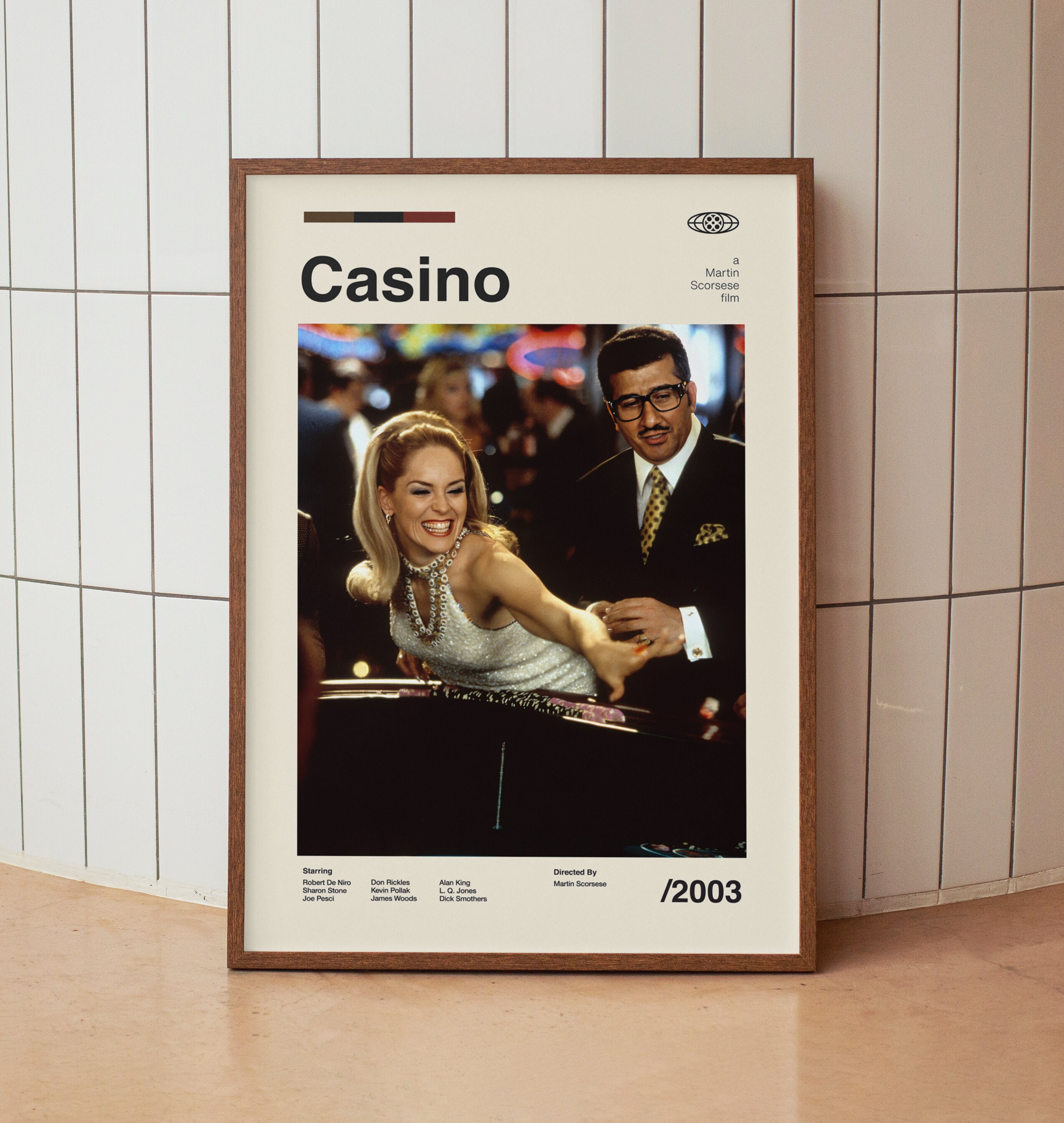 Casino Wall Art Print - Robert De Niro Sharon Stone - Vintage 