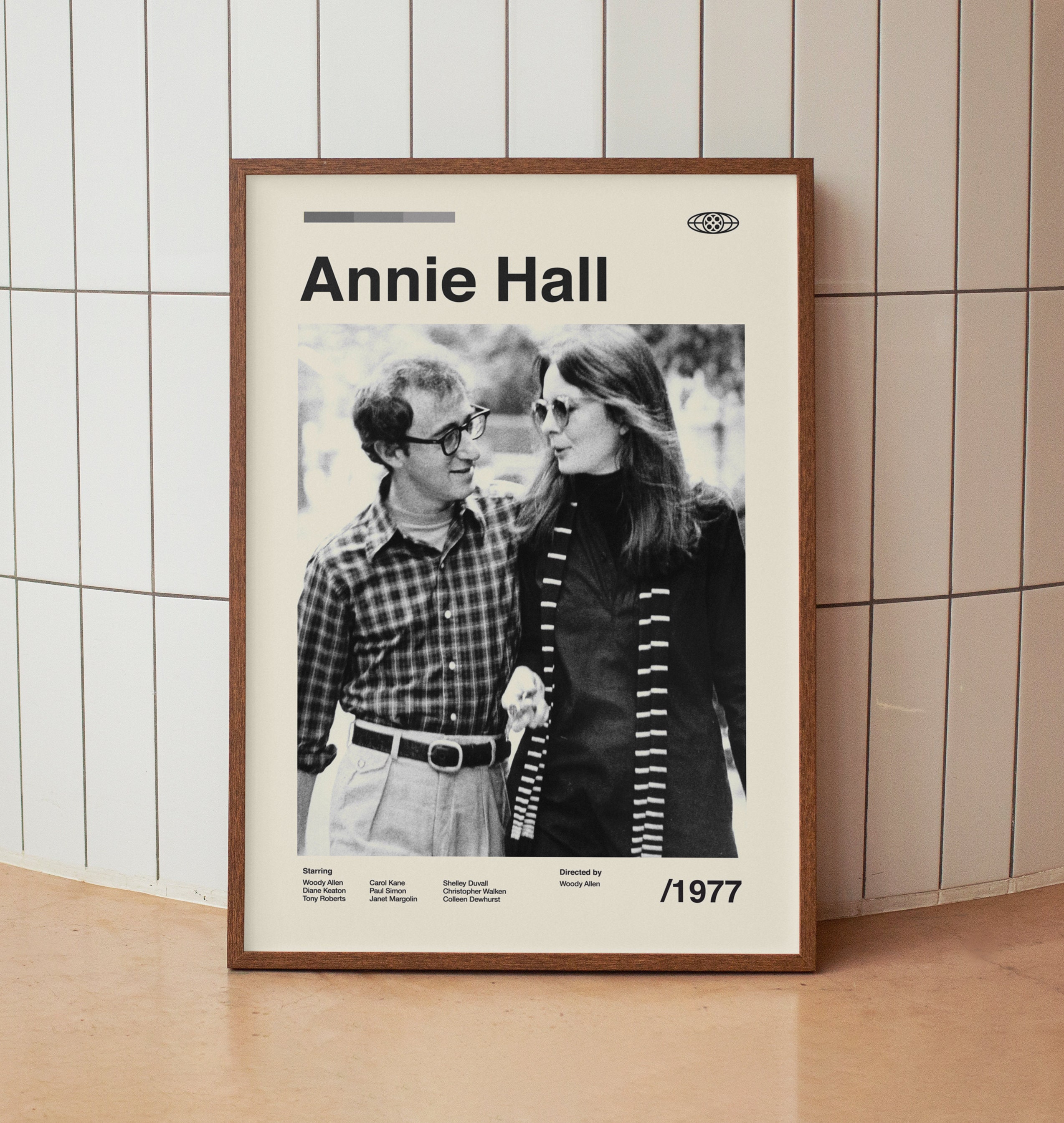 Annie Hall Vintage Movie Poster - Woody Allen Diane Keaton