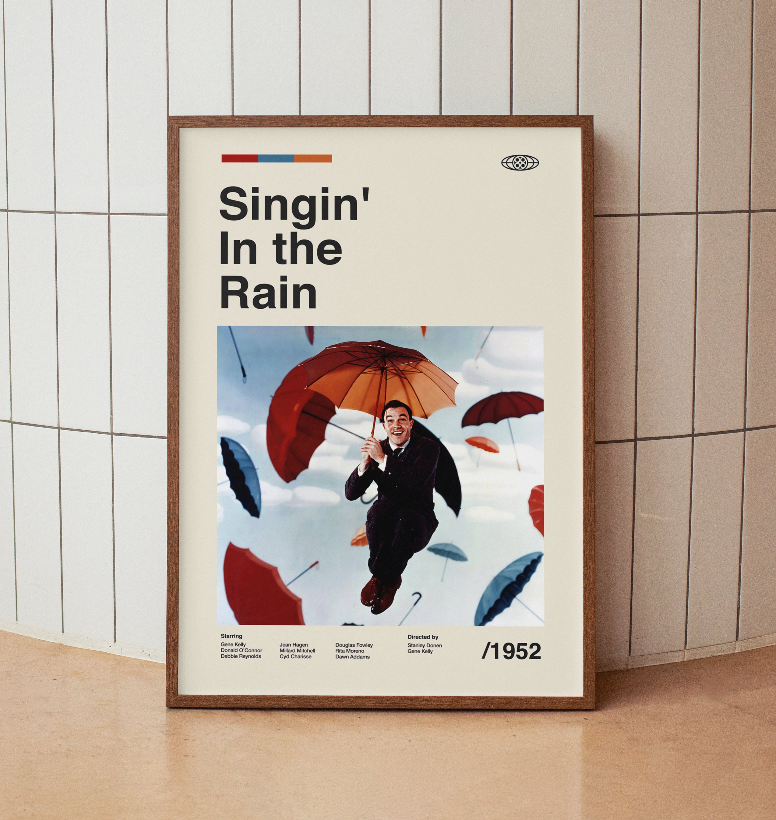 雨に唄えば ヴィンテージ映画ポスター - ジーン・ケリー - ミニマ 