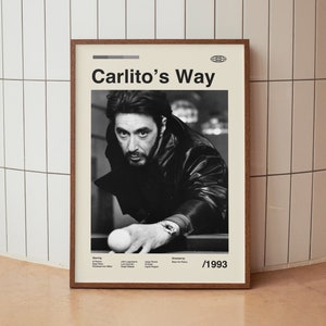 カリートの道 Carlito's Way B2 ポスター ヴィンテージ 当時物 Carlito's way poster - Etsy 日本