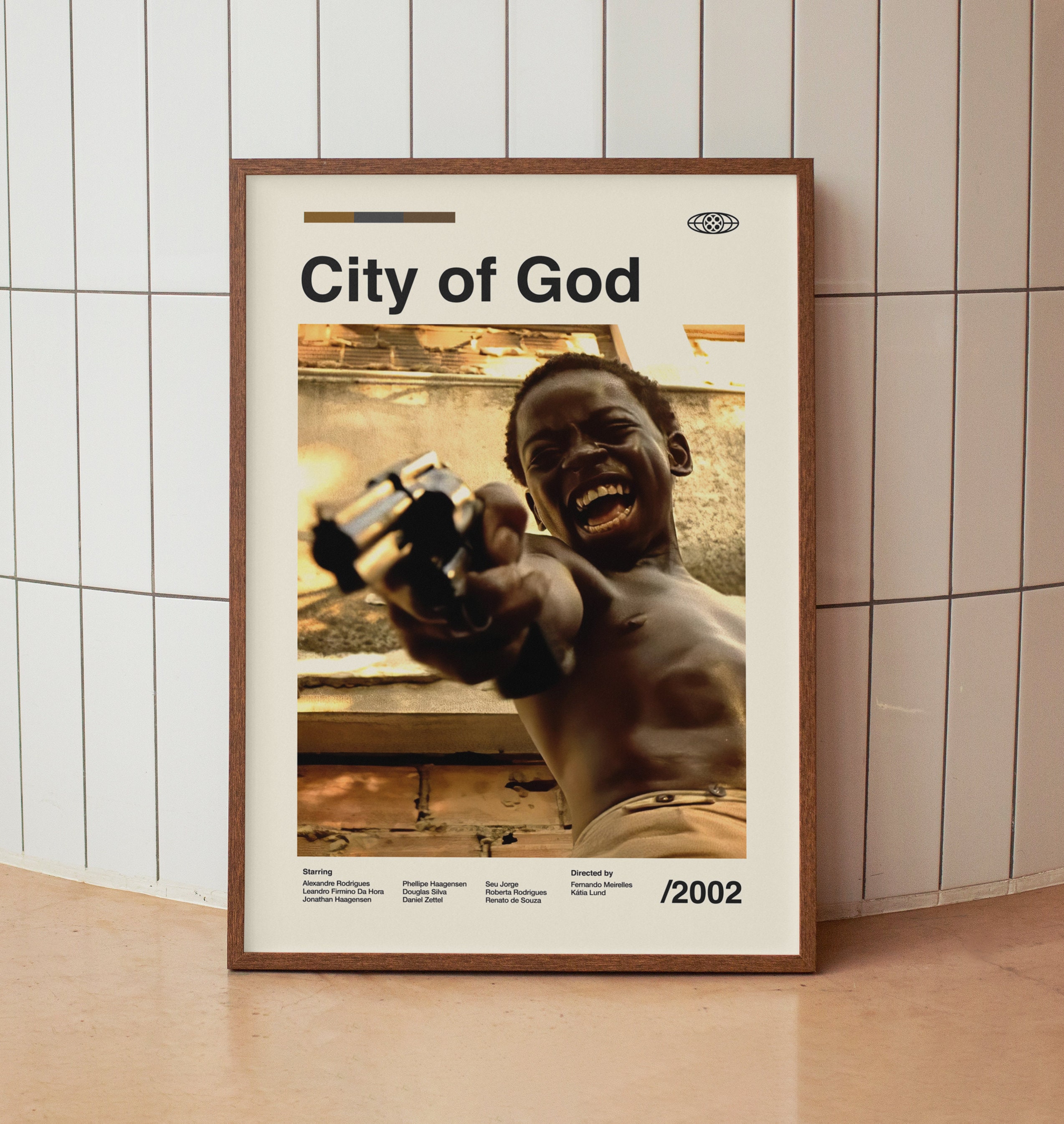 【額縁付き】City of God シティオブゴッド A2ポスター CITY OF GOD シティ・オブ・ゴッド ポスターの通販 by しろ's