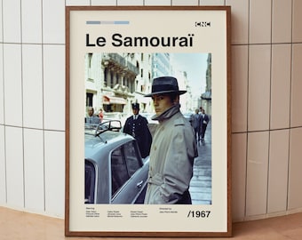 Affiche De Cinéma Le Samouraï - Poster 70x100cm - Qualité HD - Neuf