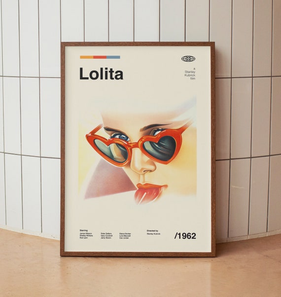 Lolita Vintage Movie Poster - Stanley Kubrick - Midcentury