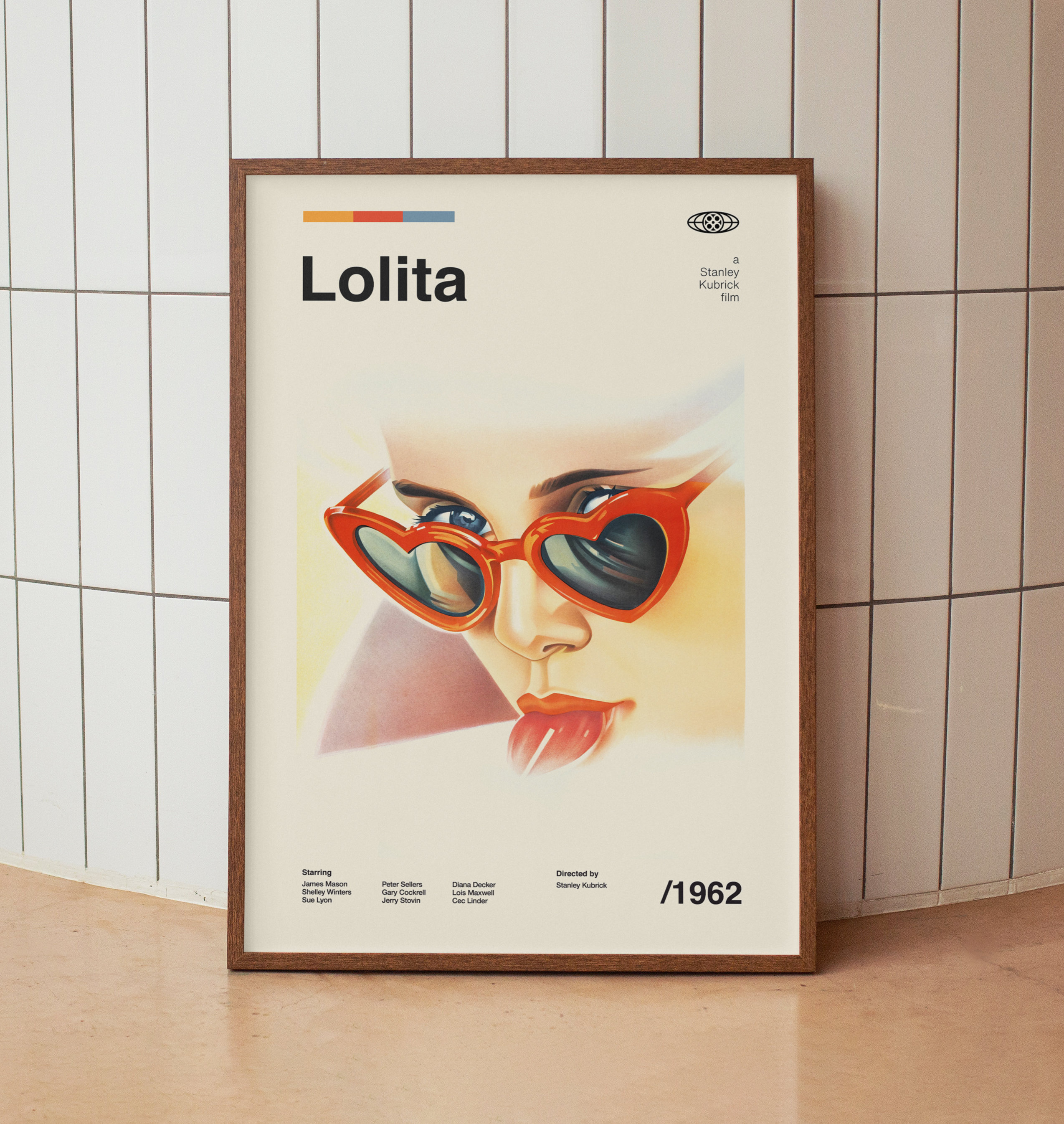 Lolita Vintage Movie Poster - Stanley Kubrick - Midcentury