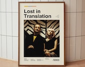 ロスト・イン・トランスレーション FOIL版シルクスクリーンポスター ロスト・イン・トランスレーション映画ポスター - ビル・マーレイ