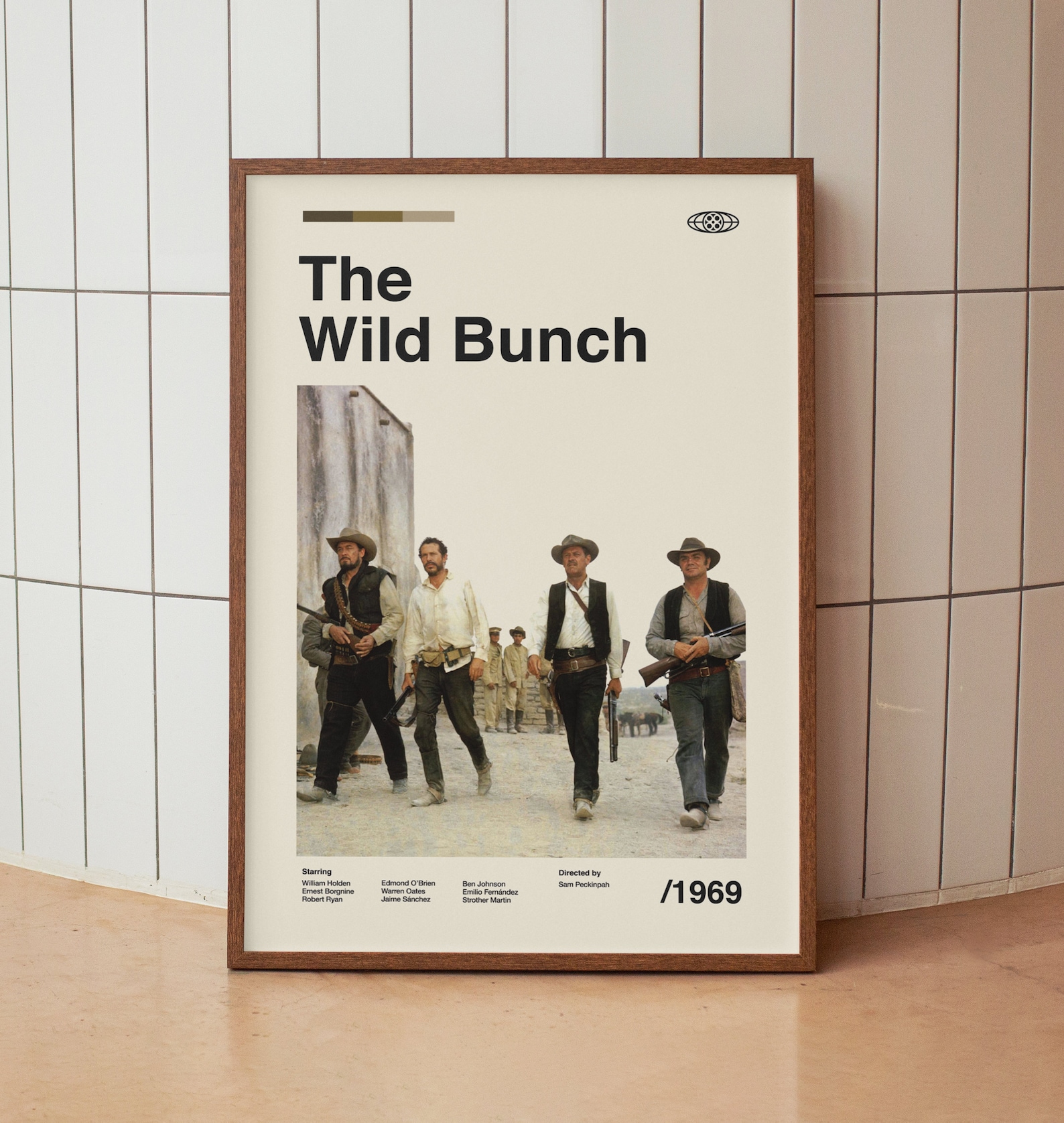 The Wild Bunch Vintage Movie Poster - American Western Cowboy Film ...