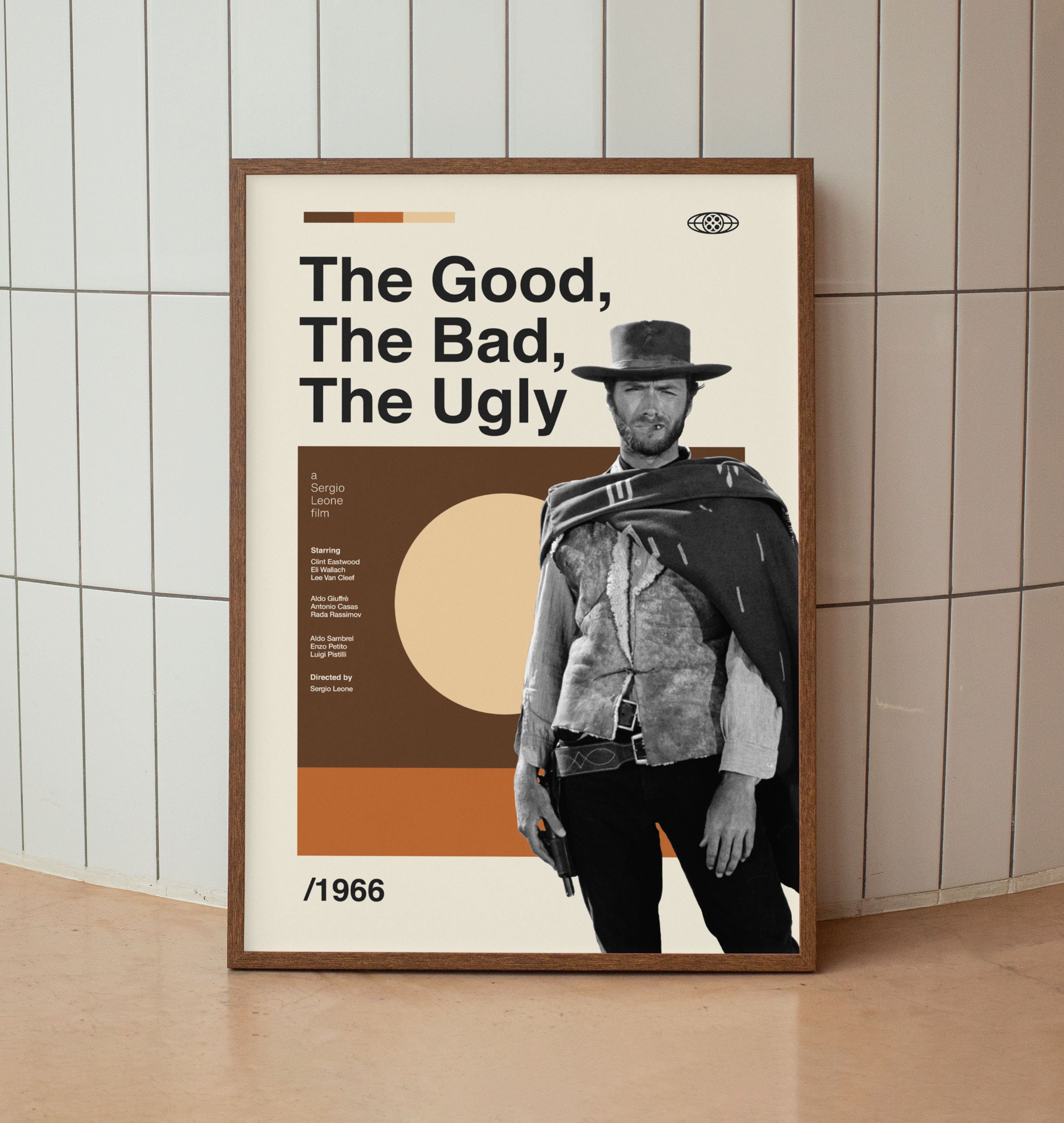 Clint Eastwood Good Bad Ugly Poster