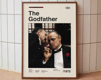 Vintage Movie Poster - Marlon Brando Film - Minimalist Midcentury Wall Art Print