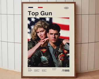 トップガン（1986）ポスター アメリカのアクションドラマ映画 装飾