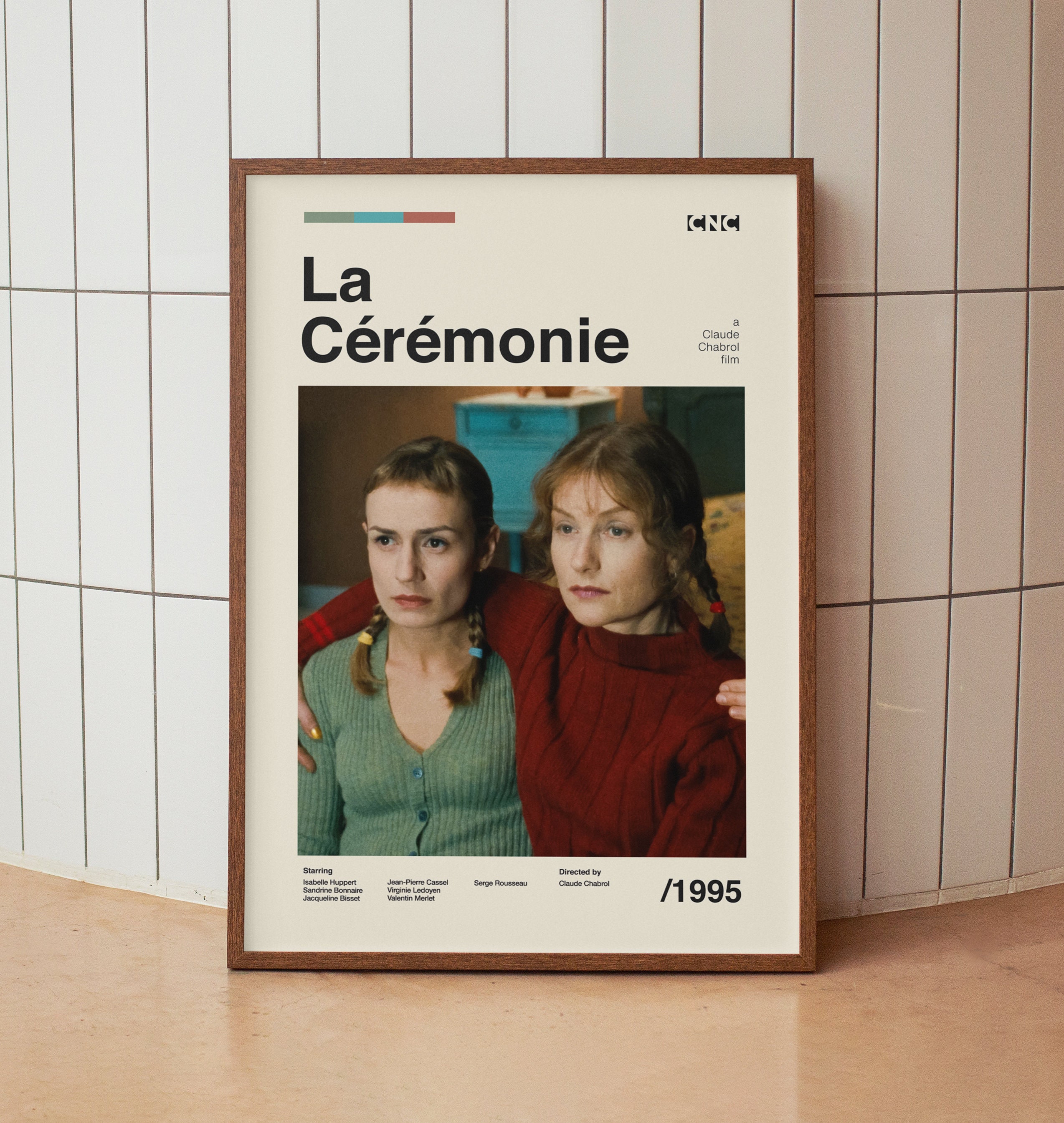 La Ceremonie Vintage Movie Poster Claude Chabrol Minimalist la-ceremonie-vintage-movie-poster-claude-chabrol-minimalist