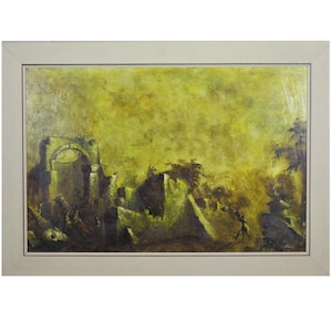 Giorgio Linda - Italian - Surrealist oil painting.