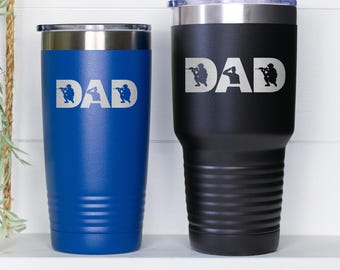 Military Dad Tumbler, Veteran Dad, Father's Day Gift, Dad Birthday Gift, Proud Soldier Cup, Gift For Soldier Dad, Daddy To Daughter Gift