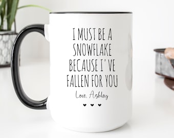 Valentine's Day Mug, Personalized Name Mug For Him, Husband Mug, Anniversary Gift For Him, Gift For Boyfriend, Gift From Wife