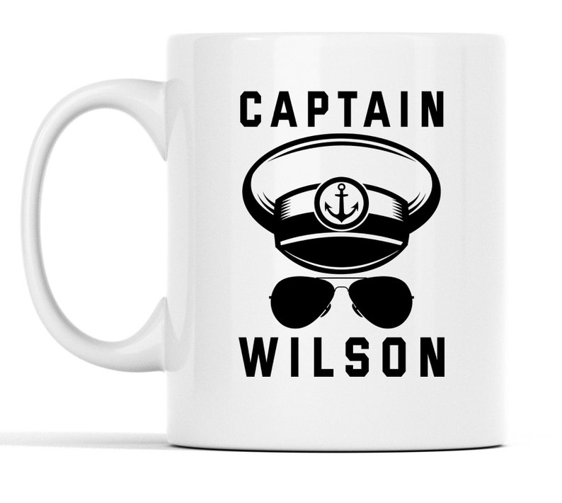 Boat Captain Mug, Captain of the Ship, Personalized Captain Mug, Funny ...
