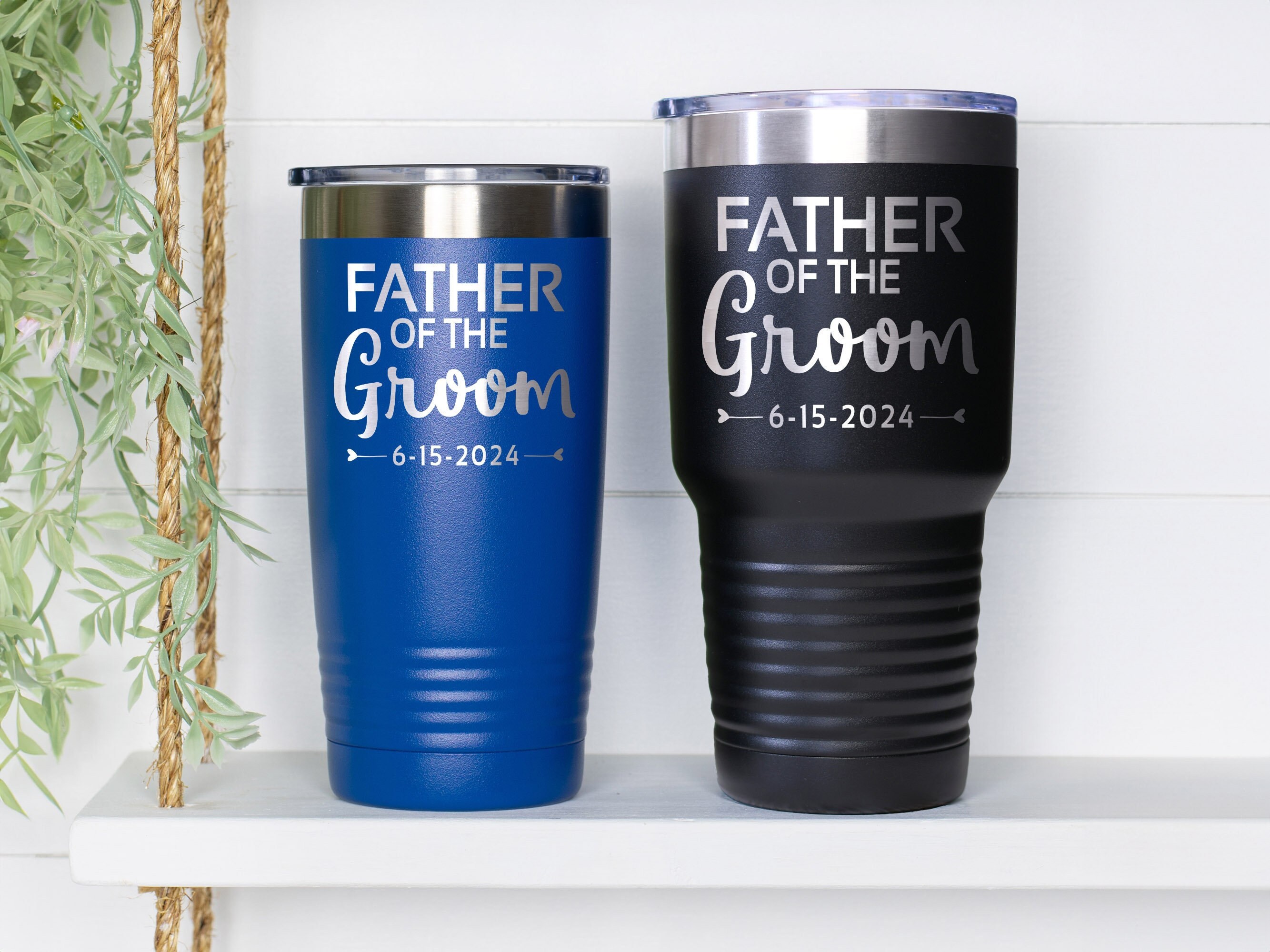 Father Of The Groom Tumbler, Personalized Wedding Gift For Father, Parents Of The Groom Mug, Parents Wedding Gift, Thank You Gift From Groom