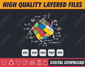 Rubiks Cube Speed Cuber Puzzle Design de camisetas Design de sublimação Svg Designs Design gráfico Camiseta Svg Eps Png Pdf Jpg Download digital