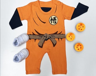 Baby Goku- | Gamer Baby  | Video Game Anime Onesie Baby Rompers Newborn Baby Clothes  Cosplay Costume