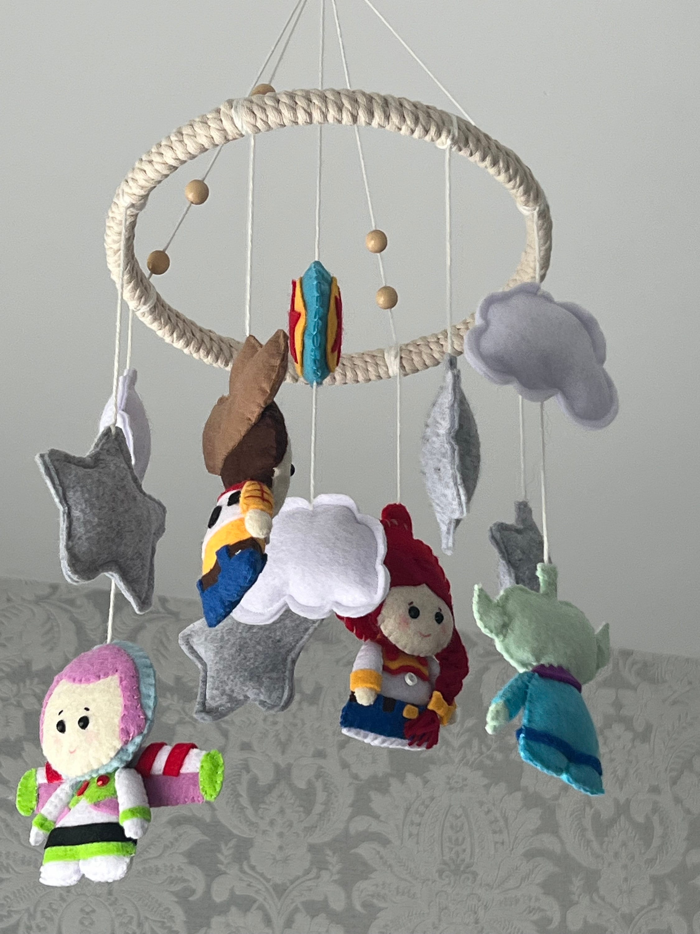 Handmade Felt Baby Mobile Inspired by Toy Story - Etsy