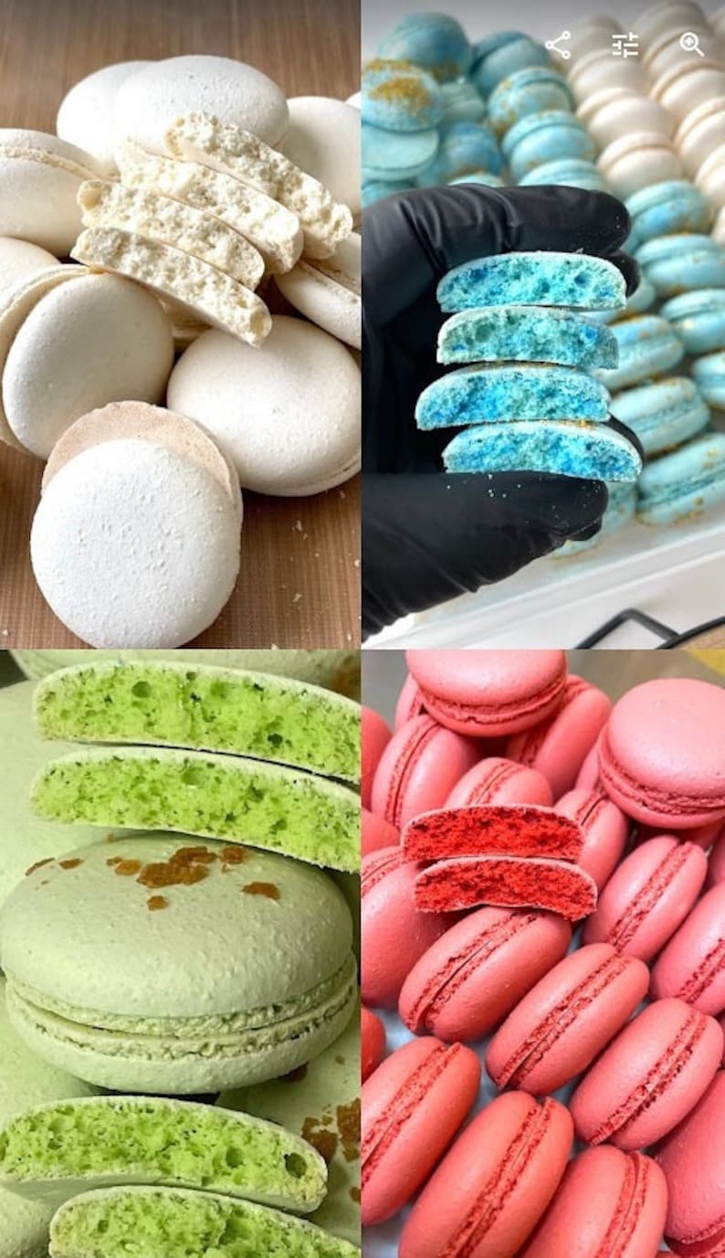 French Macaron Recipe with egg whites image 1