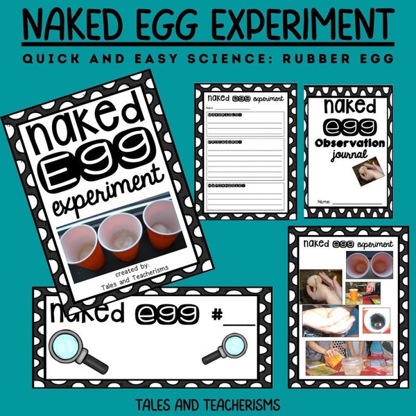 Quick and Easy Science Experiment: Create a Rubber (NAKED)Egg in Your Classroom!