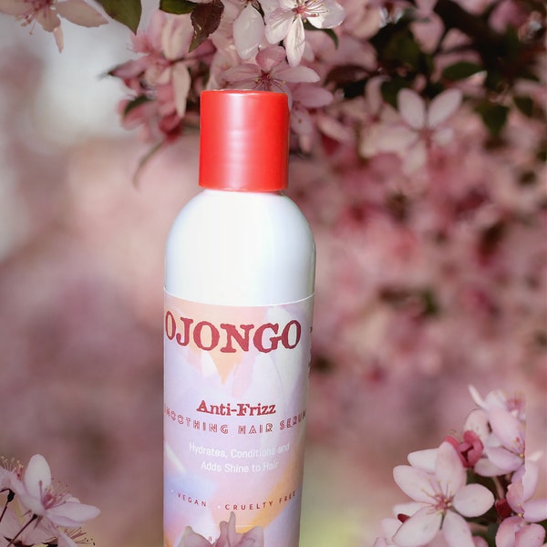Ojongo Smoothing Anti-Frizz Hair Serum-Hydrates, Conditions, and Adds Shine to Hair