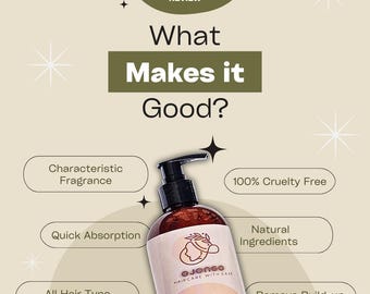 Ojongo Sulfate-freies klärendes Shampoo-Best zum Entfernen von Produktablagerungen, Schmutz und Verunreinigungen