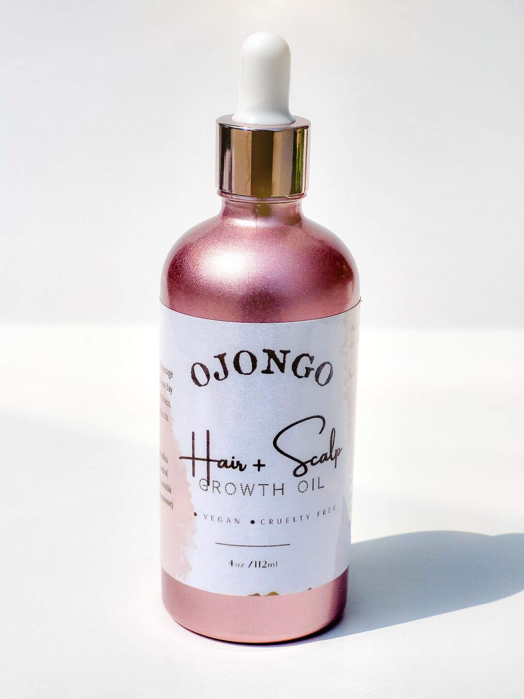 Ojongo Lightweight, Nongreasy Hair and Scalp Growth Oil Treatment With