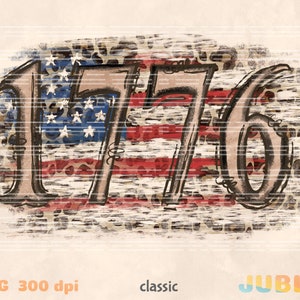 May include: A digital illustration of the number 1776 in a distressed style, with a red, white, and blue American flag pattern behind the numbers. The flag pattern is overlaid with a leopard print pattern.