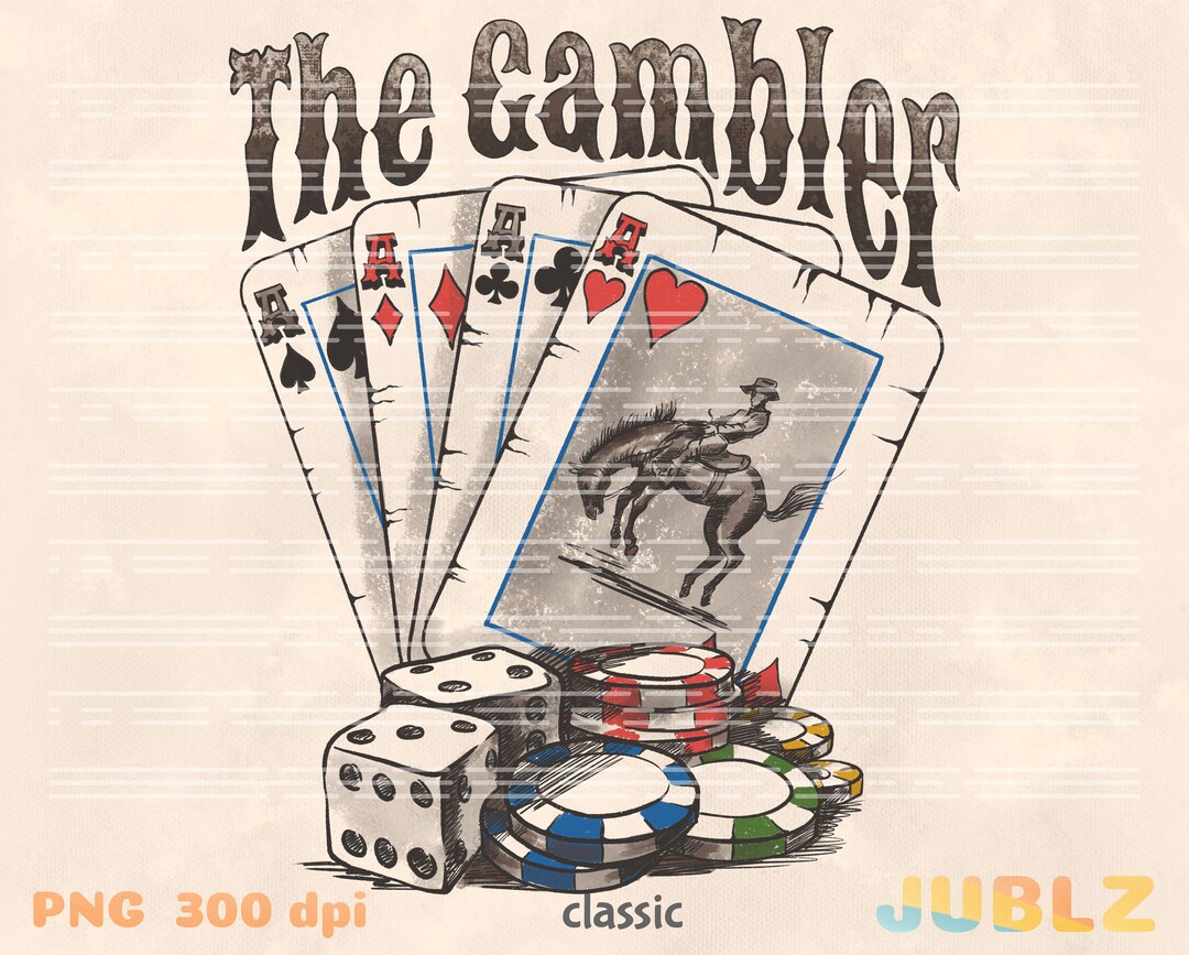 The Gambler Png, Country Music Png, Lyrics Png, Instant Digital