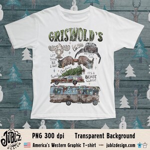 Griswold Christmas Vacation PNG: Retro Movie Design (Digital Download)