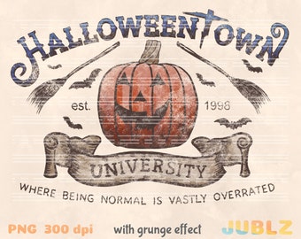Halloween Town University Png, Halloween Town Png Sublimation, Halloweentown File Download, Sublimation Design, Halloween Sublimation