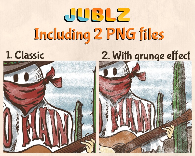 May include: A digital illustration of a cartoon character wearing a red bandana and a white shirt with the word "HAWK" printed on it. The character is holding a guitar and standing in front of a cactus.