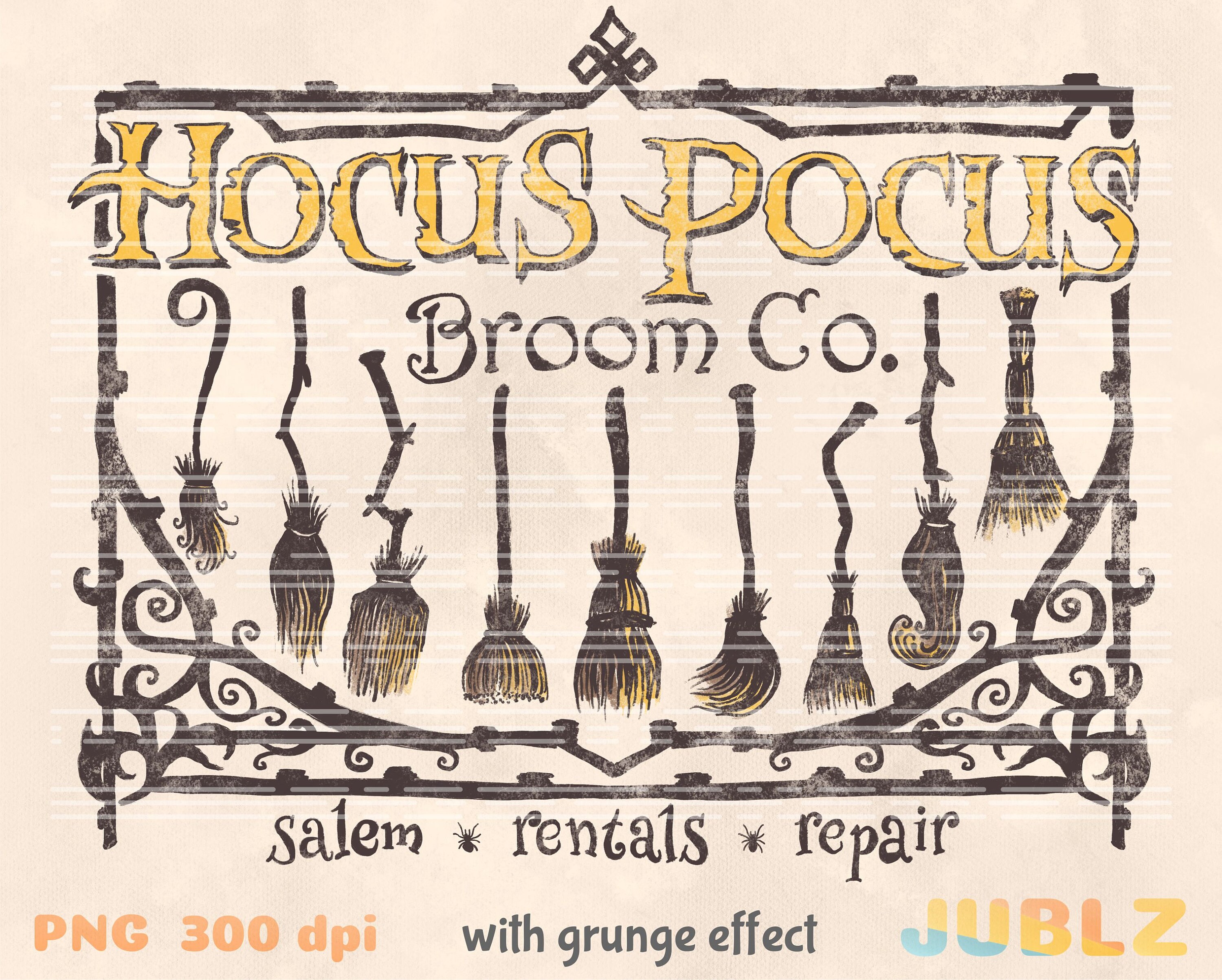 Hocus Pocus Broom Co Png Hocus Pocus Retro Sanderson Sisters Etsy