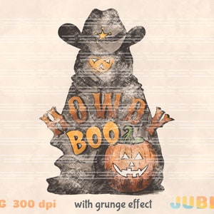 Howdy Boo Png, Howdy Ghost png, Pumpkin Png, Western Fall PNG, Fall Sublimation Design, Fall Png, Autumn Sublimation, Fall Png