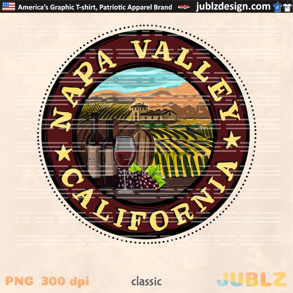 Napa Valley Png, California png, Calistoga png, Sublimation Digital Design Download, Grapes Png, Boho Png, Vintage Png, Wine Png